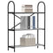 vidaXL Bookshelf Grey sonoma 80 x 30 x 109 cm Engineered wood