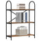 vidaXL Bookshelf Old wood 80 x 30 x 109 cm Engineered wood