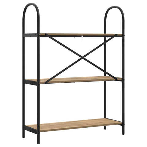 vidaXL Bookshelf Artisan oak 80 x 30 x 109 cm Engineered wood