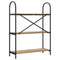 vidaXL Bookshelf Artisan oak 80 x 30 x 109 cm Engineered wood