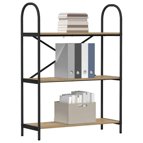 vidaXL Bookshelf Artisan oak 80 x 30 x 109 cm Engineered wood