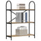 vidaXL Bookshelf Artisan oak 80 x 30 x 109 cm Engineered wood
