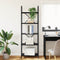 vidaXL Bookshelf Black oak 60 x 30 x 183 cm Engineered wood