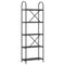 vidaXL Bookshelf Black oak 60 x 30 x 183 cm Engineered wood