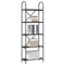 vidaXL Bookshelf Black oak 60 x 30 x 183 cm Engineered wood