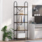 vidaXL Bookshelf Smoked oak 60 x 30 x 183 cm Engineered wood