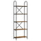vidaXL Bookshelf Smoked oak 60 x 30 x 183 cm Engineered wood