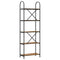 vidaXL Bookshelf Smoked oak 60 x 30 x 183 cm Engineered wood