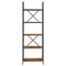 vidaXL Bookshelf Smoked oak 60 x 30 x 183 cm Engineered wood