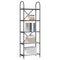 vidaXL Bookshelf Grey sonoma 60 x 30 x 183 cm Engineered wood