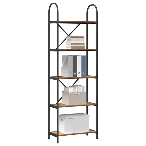 vidaXL Bookshelf Old wood 60 x 30 x 183 cm Engineered wood