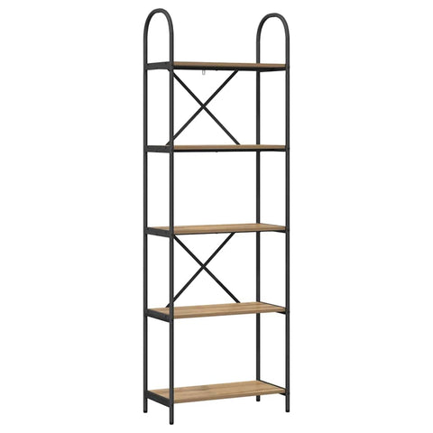 vidaXL Bookshelf Artisan oak 60 x 30 x 183 cm Engineered wood