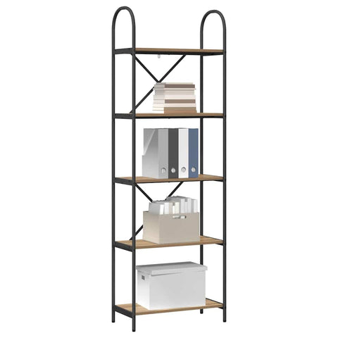 vidaXL Bookshelf Artisan oak 60 x 30 x 183 cm Engineered wood