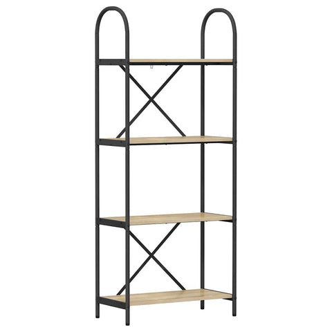 vidaXL Bookshelf Sonoma oak 60 x 30 x 146 cm Engineered wood