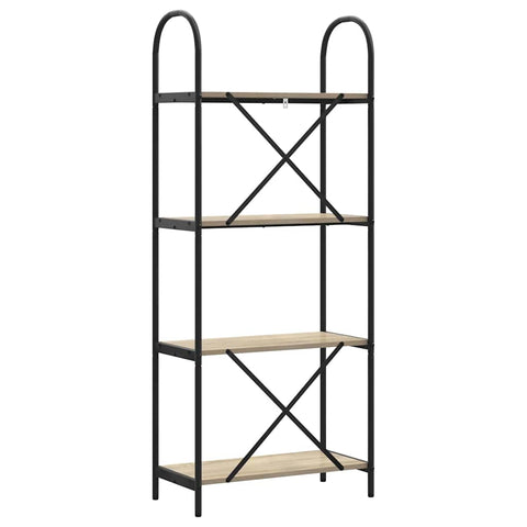 vidaXL Bookshelf Sonoma oak 60 x 30 x 146 cm Engineered wood