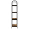 vidaXL Bookshelf Smoked oak 60 x 30 x 146 cm Engineered wood