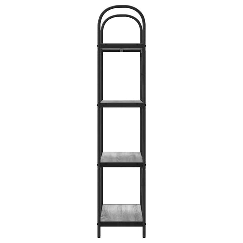 vidaXL Bookshelf Grey sonoma 60 x 30 x 146 cm Engineered wood
