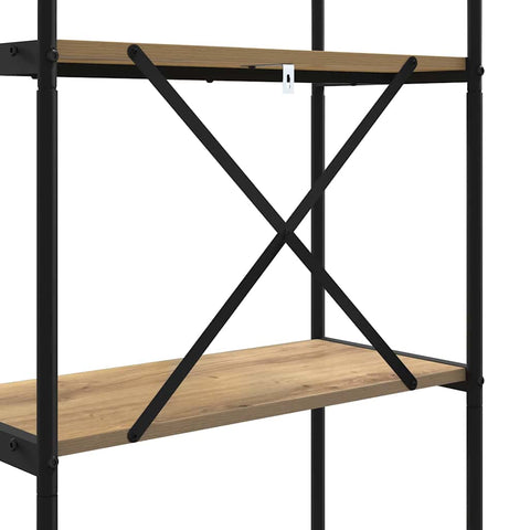 vidaXL Bookshelf Artisan oak 60 x 30 x 146 cm Engineered wood
