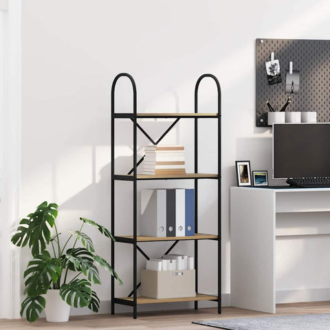 vidaXL Bookshelf Artisan oak 60 x 30 x 146 cm Engineered wood