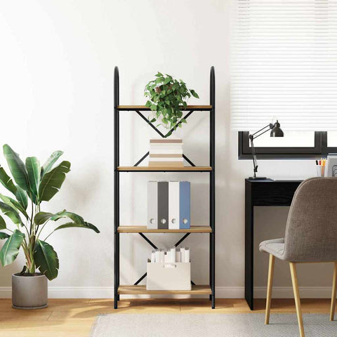 vidaXL Bookshelf Artisan oak 60 x 30 x 146 cm Engineered wood