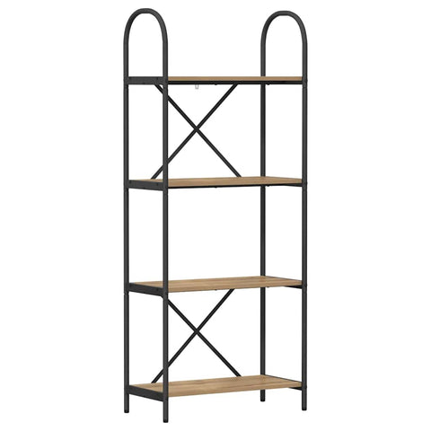 vidaXL Bookshelf Artisan oak 60 x 30 x 146 cm Engineered wood