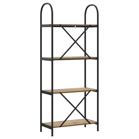 vidaXL Bookshelf Artisan oak 60 x 30 x 146 cm Engineered wood