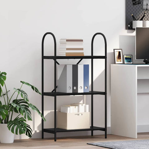 vidaXL Bookshelf Black oak 60 x 30 x 109 cm Engineered wood