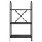vidaXL Bookshelf Black oak 60 x 30 x 109 cm Engineered wood