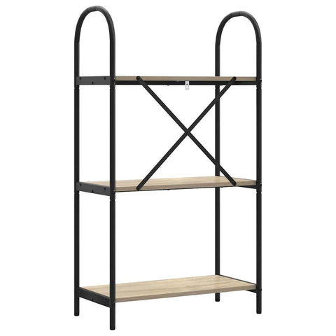 vidaXL Bookshelf Sonoma oak 60 x 30 x 109 cm Engineered wood