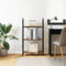 vidaXL Bookshelf Smoked oak 60 x 30 x 109 cm Engineered wood