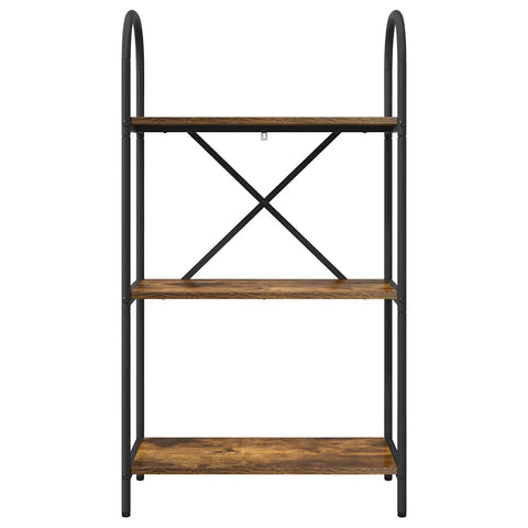 vidaXL Bookshelf Smoked oak 60 x 30 x 109 cm Engineered wood
