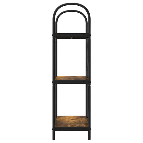vidaXL Bookshelf Smoked oak 60 x 30 x 109 cm Engineered wood