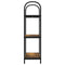 vidaXL Bookshelf Smoked oak 60 x 30 x 109 cm Engineered wood