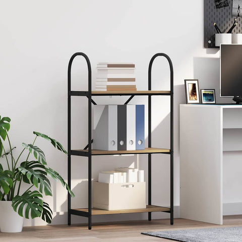 vidaXL Bookshelf Artisan oak 60 x 30 x 109 cm Engineered wood