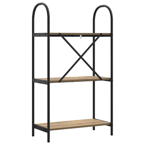 vidaXL Bookshelf Artisan oak 60 x 30 x 109 cm Engineered wood