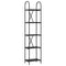 vidaXL Bookshelf Black oak 40 x 30 x 183 cm Engineered wood