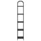 vidaXL Bookshelf Black oak 40 x 30 x 183 cm Engineered wood