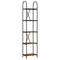 vidaXL Bookshelf Smoked oak 40 x 30 x 183 cm Engineered wood