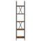 vidaXL Bookshelf Smoked oak 40 x 30 x 183 cm Engineered wood