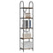 vidaXL Bookshelf Smoked oak 40 x 30 x 183 cm Engineered wood