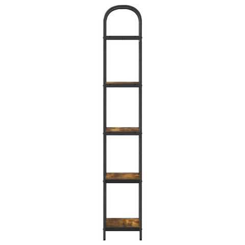 vidaXL Bookshelf Smoked oak 40 x 30 x 183 cm Engineered wood