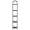 vidaXL Bookshelf Smoked oak 40 x 30 x 183 cm Engineered wood