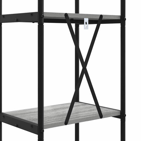vidaXL Bookshelf Grey sonoma 40 x 30 x 183 cm Engineered wood
