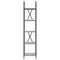 vidaXL Bookshelf Grey sonoma 40 x 30 x 183 cm Engineered wood