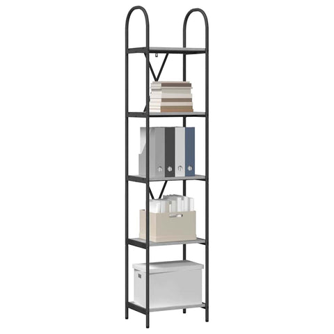 vidaXL Bookshelf Grey sonoma 40 x 30 x 183 cm Engineered wood
