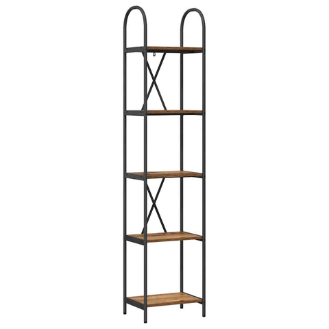 vidaXL Bookshelf Old wood 40 x 30 x 183 cm Engineered wood