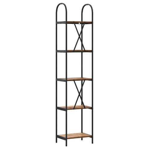 vidaXL Bookshelf Old wood 40 x 30 x 183 cm Engineered wood