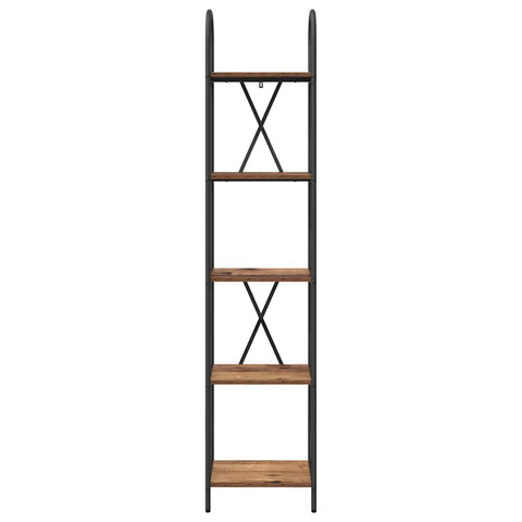 vidaXL Bookshelf Old wood 40 x 30 x 183 cm Engineered wood