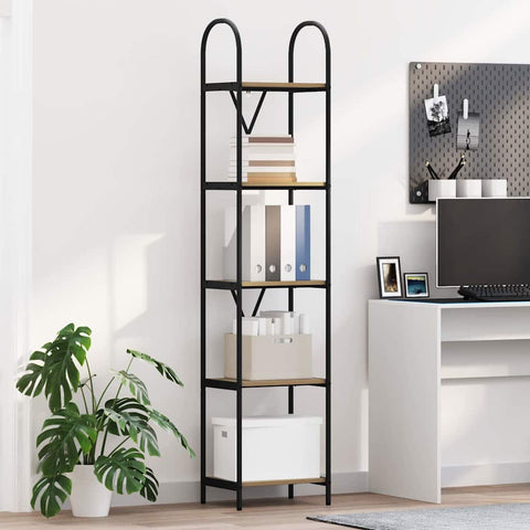 vidaXL Bookshelf Artisan oak 40 x 30 x 183 cm Engineered wood