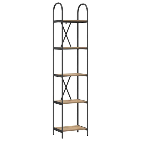 vidaXL Bookshelf Artisan oak 40 x 30 x 183 cm Engineered wood